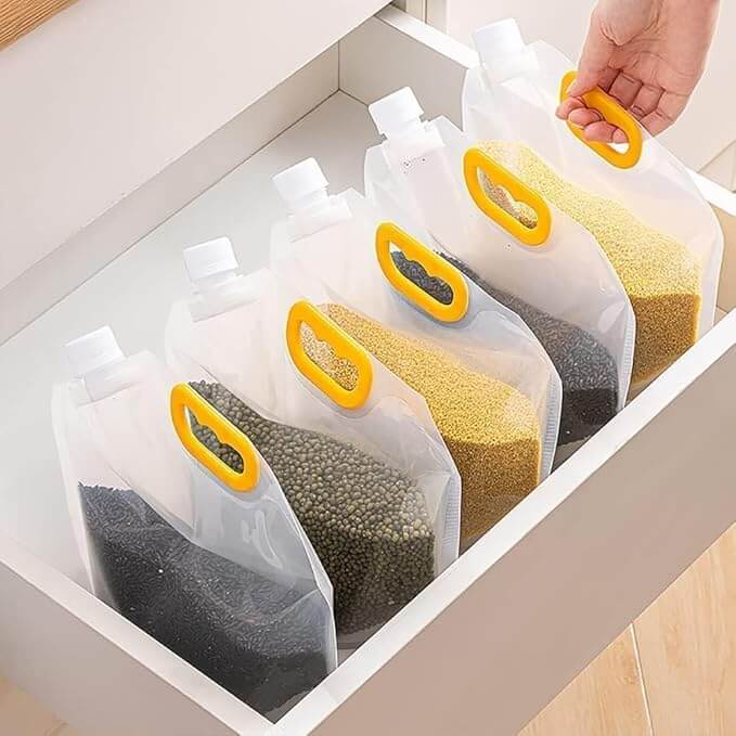reusable grain storage bags- food storage