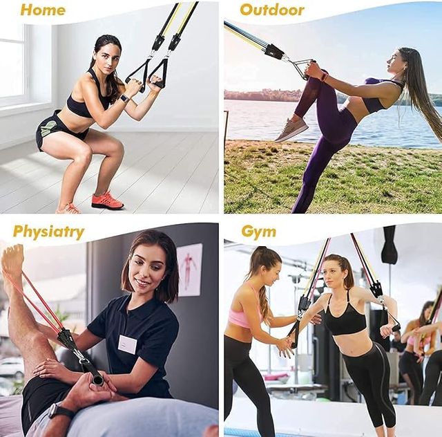 Exercise Resistance Bands Set – Home Gym Workout | SkultLife