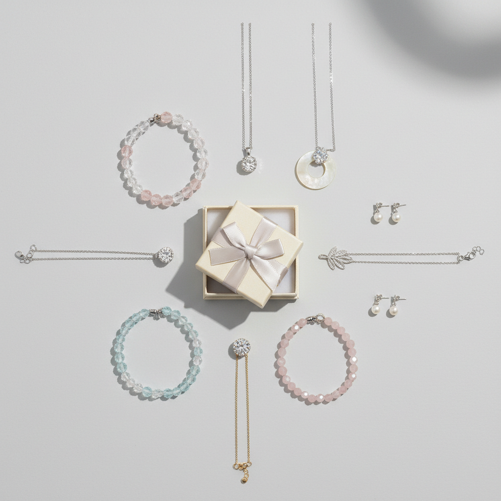 Elegant jewellery and gifts set including crystal bracelets, pendant necklaces and earring sets – SkultLife