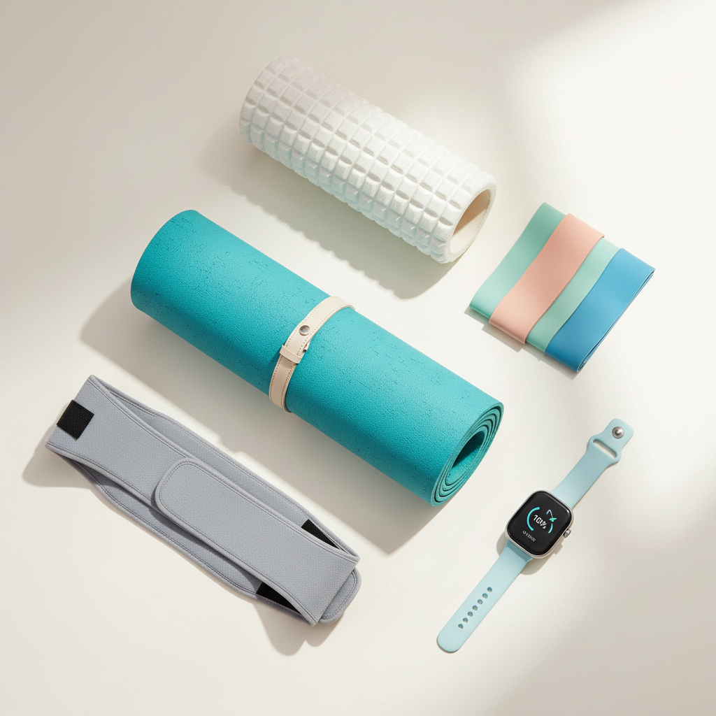 Personal Wellness and Fitness Products including resistance bands, yoga mat, foam roller and posture corrector – SkultLife
