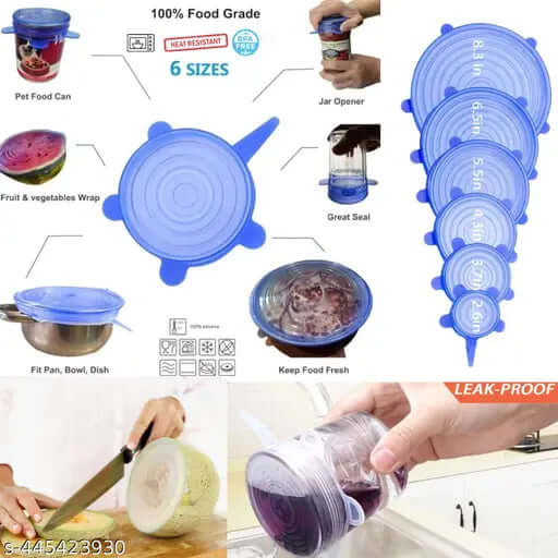 Reusable Silicone Stretch Lids for Bowls – SkultLife