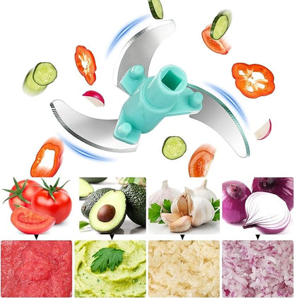 manual thread vegetable chopper with container