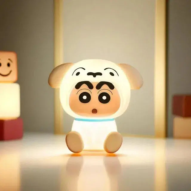Shin-chan Shiro LED Night Light Lamp – Kids Room Decor Light – SkultLife