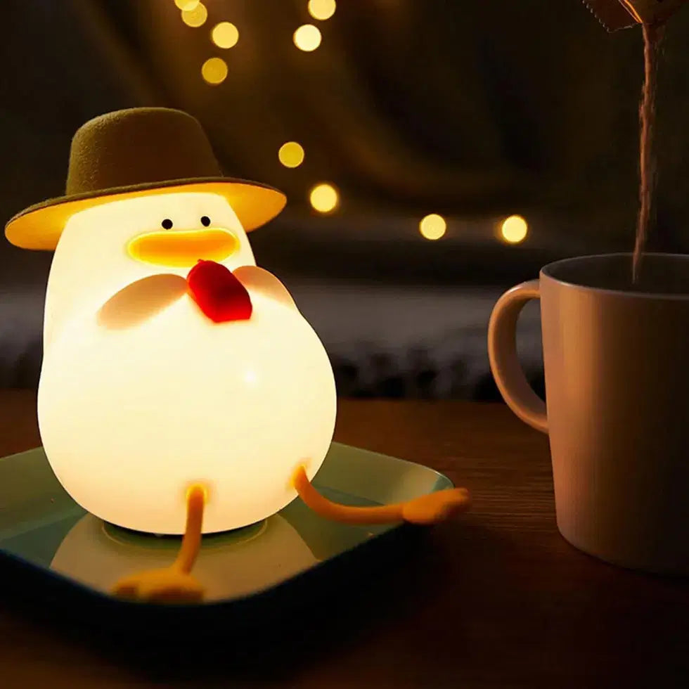 Duck Shaped LED Night Light for Kids – Cute Nursery Lamp for Kids