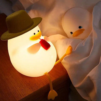 Duck Shaped LED Night Light for Kids
