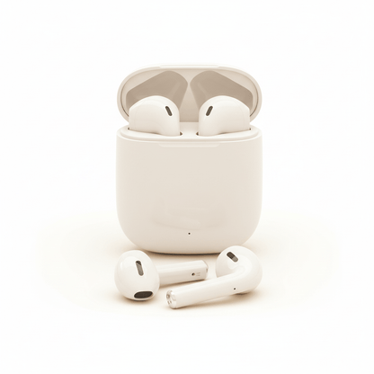 Wireless Bluetooth Earbuds with Charging Case – True Wireless Stereo Earphones – SkultLife i12 Front