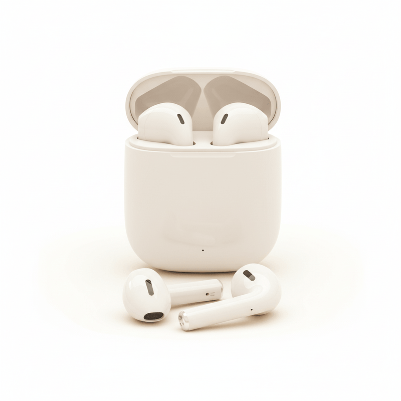Wireless Bluetooth Earbuds with Charging Case – True Wireless Stereo Earphones – SkultLife i12 Front