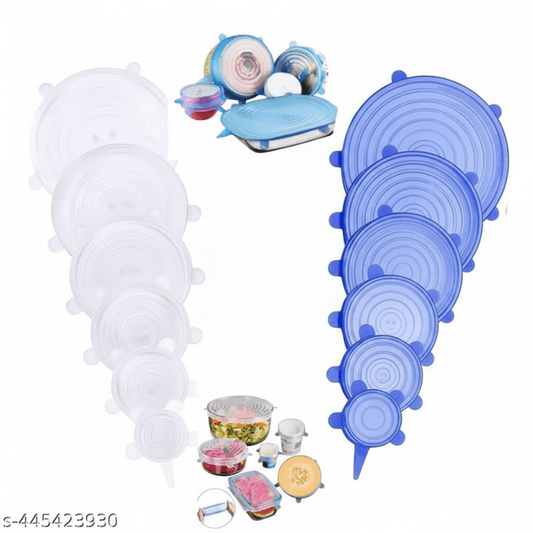 reusable silicone stretch lids for bowls