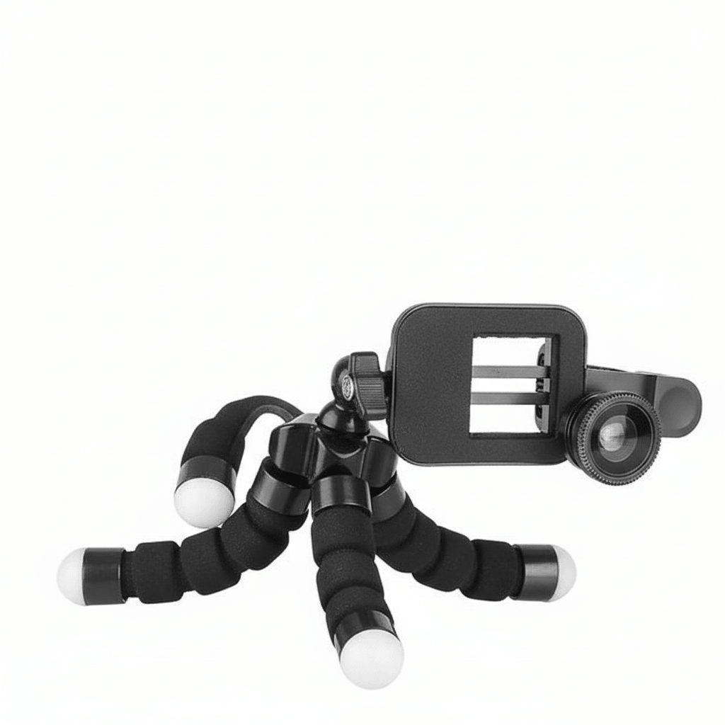 Flexible Mini Tripod for Mobile – Bendable Phone & Camera Mount 