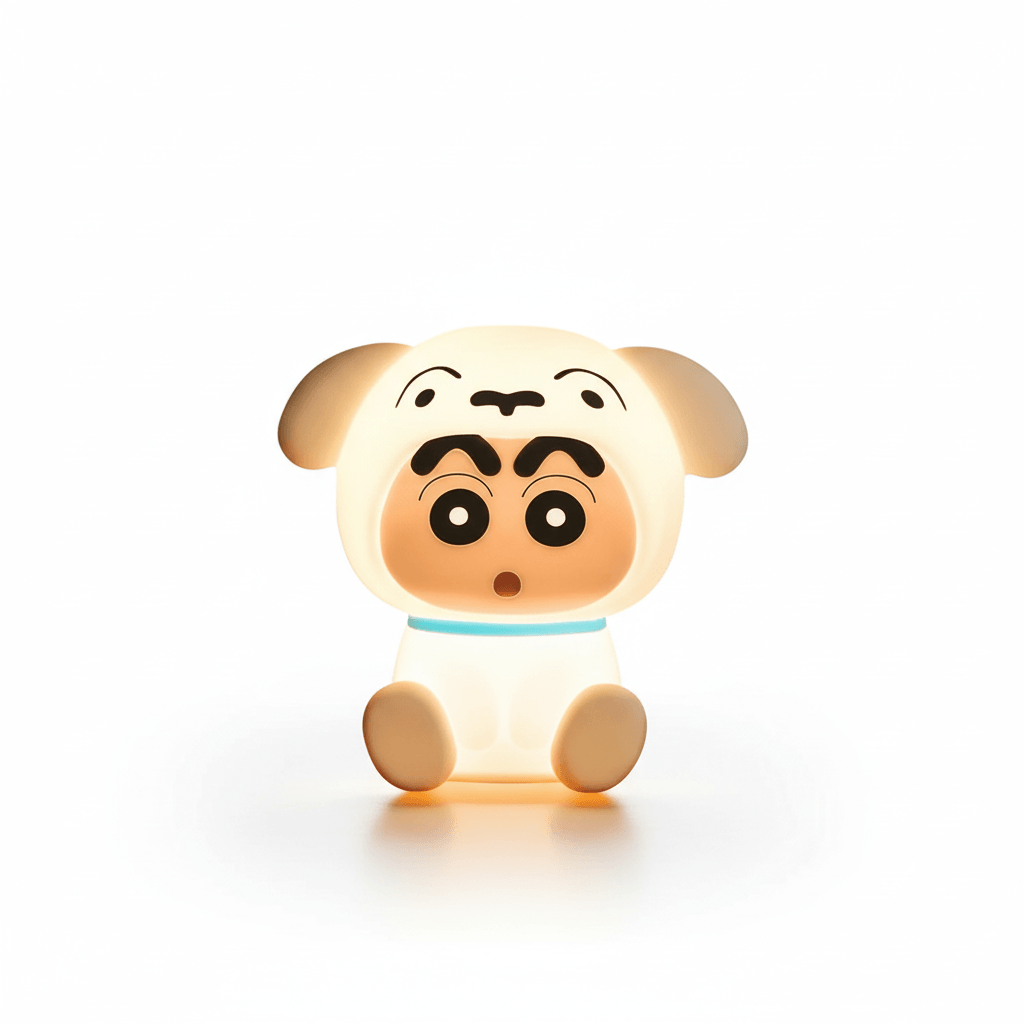 Shin-chan Shiro LED Night Light Lamp – Kids Room Decor – SkultLife