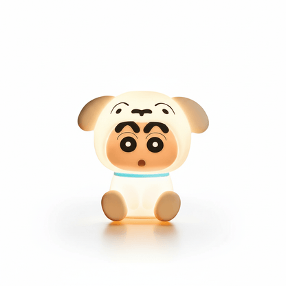 Shin-chan Shiro LED Night Light Lamp – Kids Room Decor – SkultLife