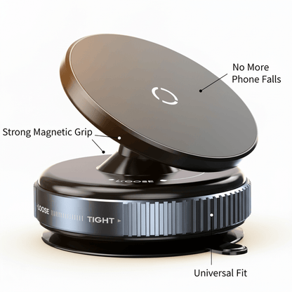 Magnetic Suction Car Phone Holder – Dashboard & Windscreen Holder