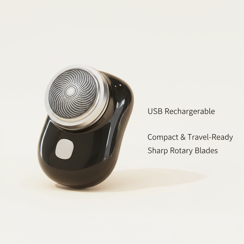 portable electric razor for men - Mini Shaver Angle
