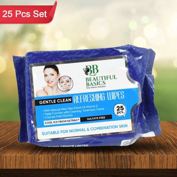Refreshing Wet Wipes For Face  Facial Cleansing  Refreshing  Skin Hydration Soothing For Skin  Ph Balance  Alcohol Free  Nourishing With Fruit Extract  25 Wipes